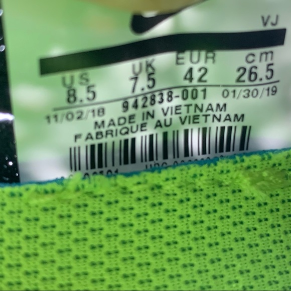 NEW Nike Free Run 942838-001 Running Shoes Black - Picture 7 of 7